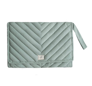 Mushie Portable Changing Mat - Roman Green