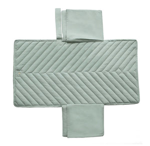 Mushie Portable Changing Mat - Roman Green