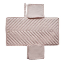 Load image into Gallery viewer, Mushie Portable Changing Mat - Blush