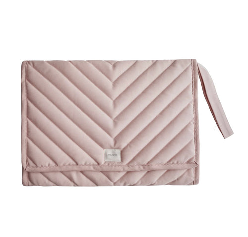 Mushie Portable Changing Mat - Blush