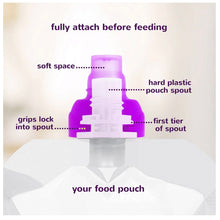 Load image into Gallery viewer, Choomee Soft Sip Topper Purple/Red