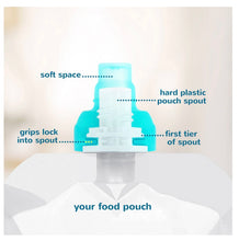 Load image into Gallery viewer, Choomee Soft Sip Topper Orange/Blue
