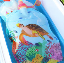 Load image into Gallery viewer, Choomee Snack’n Sealife 6pc Reuseable Food Pouch
