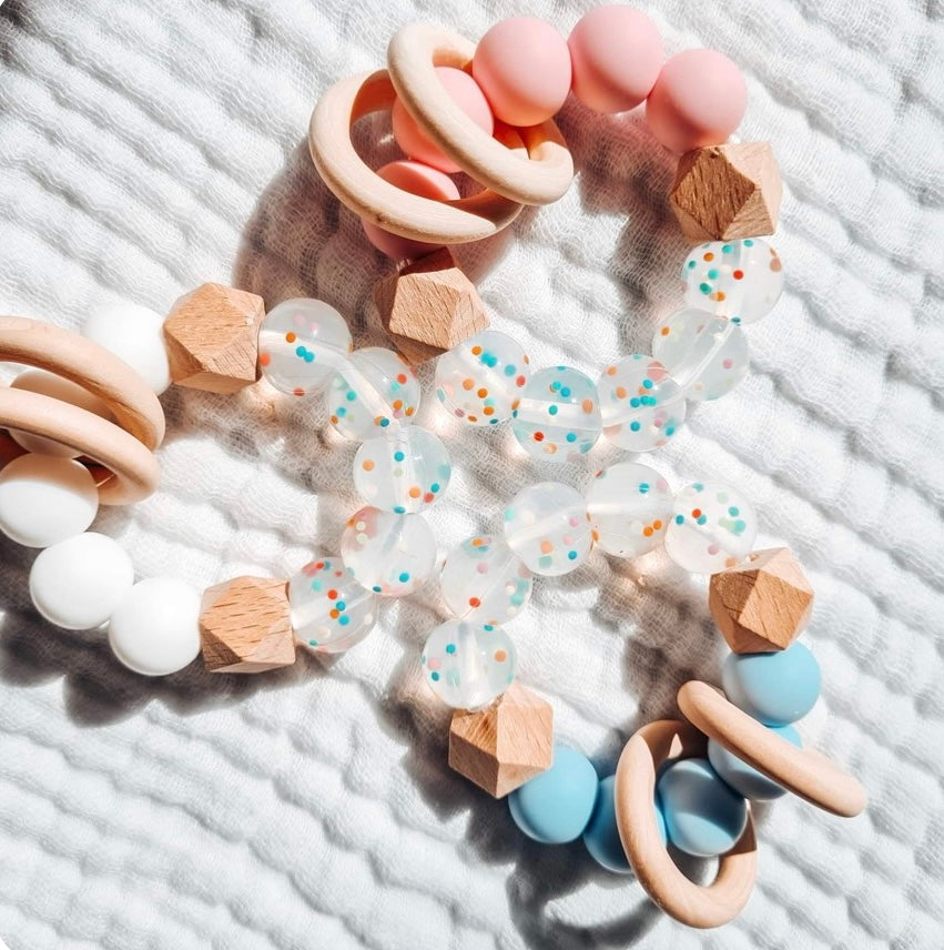 Confetti Rattle Teether