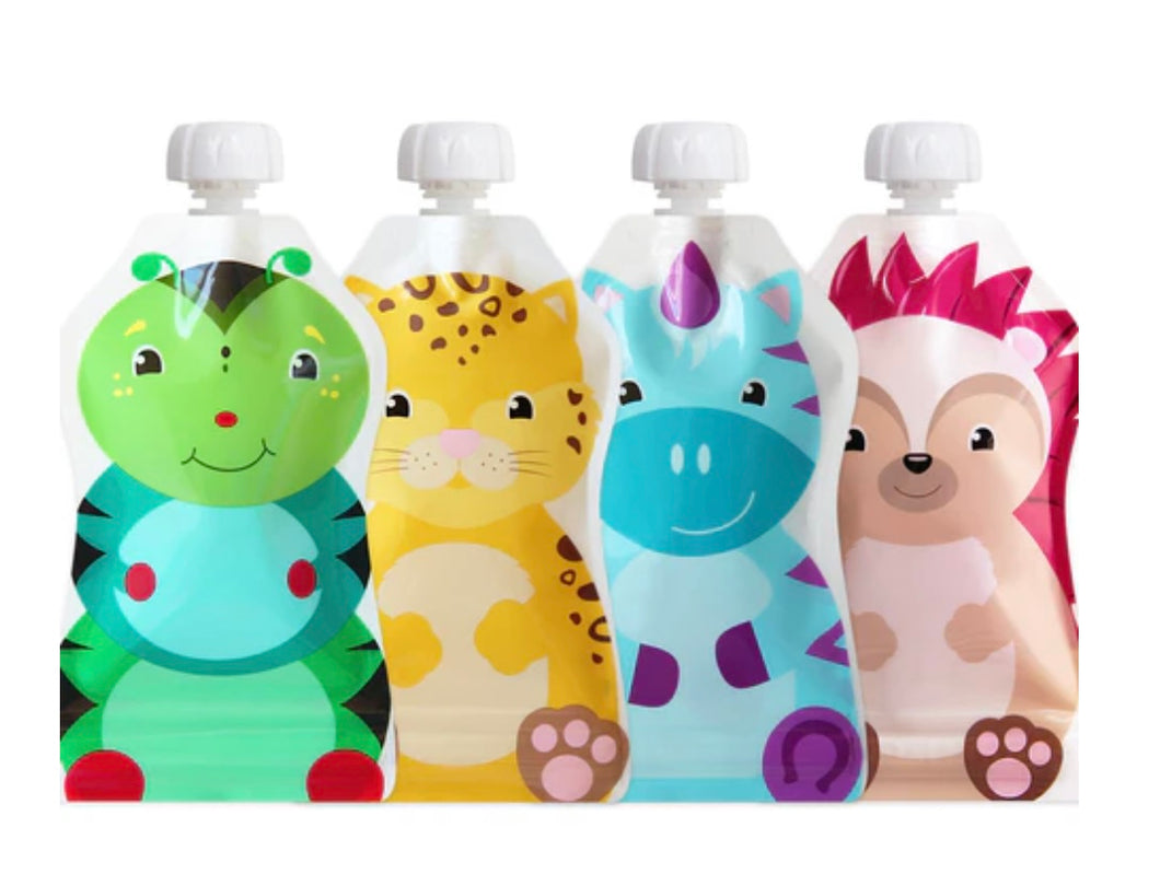 Choomee Snack'n 4pc Reusable Food Pouch