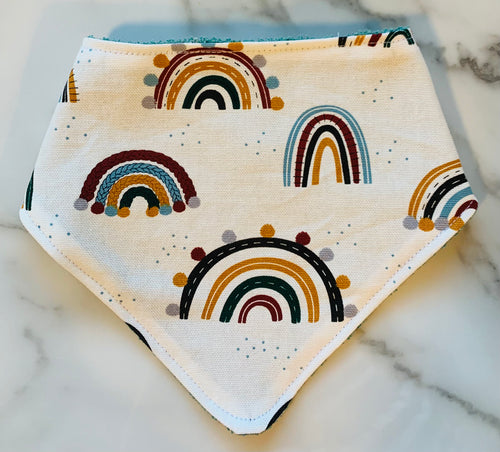 Rainbow Bandana Bib
