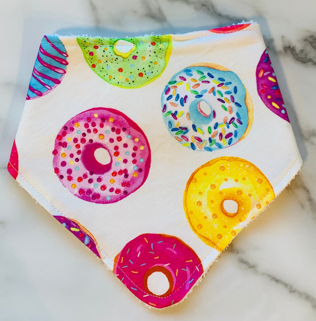 Donut Print Bandana Bib