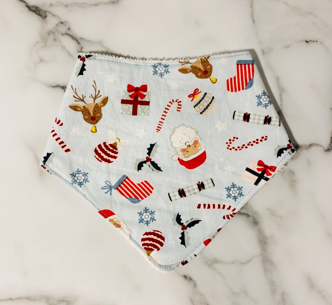 Christmas Santa Bib